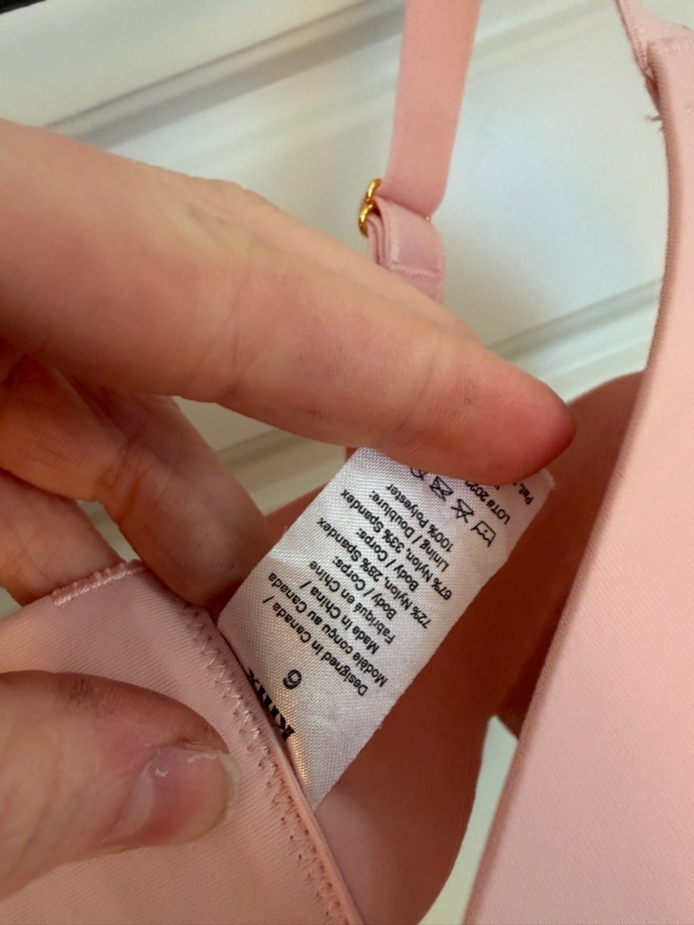 knix Wing Woman Contour Seamless Light Blush Wireless Bra - Picture 3 of 4